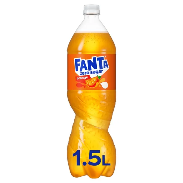 Газированный напиток с апельсиновым вкусом FANTA ZERO, 1,5 л