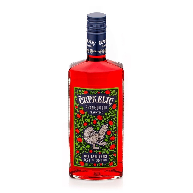 Trauktinė ČEPKELIŲ SPANGUOLIŲ 36%, 500 ml