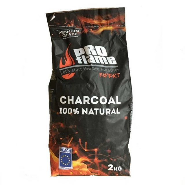 Medžio anglis PRO FLAME, 2 kg