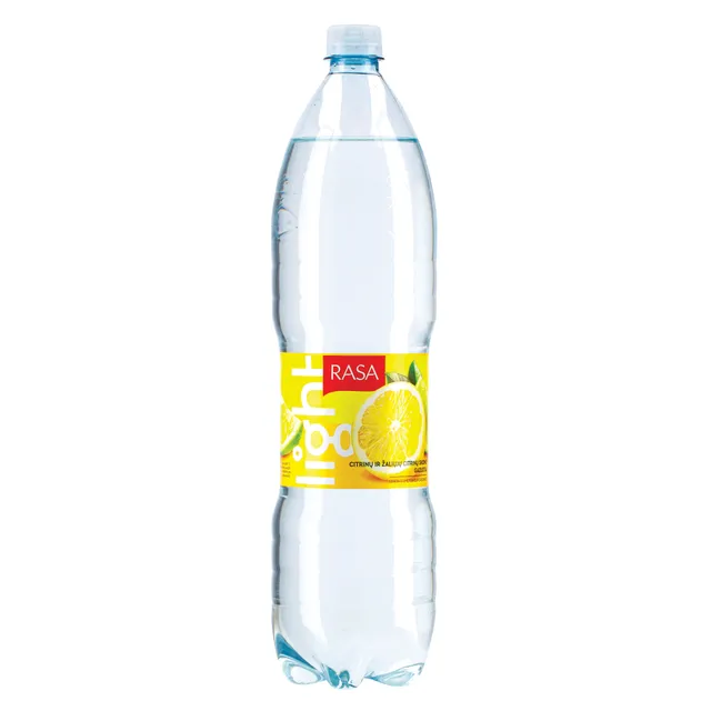 Газированная столовая вода со вкусом лимона и зеленого лимона RASA LIGHT, 1,5 л