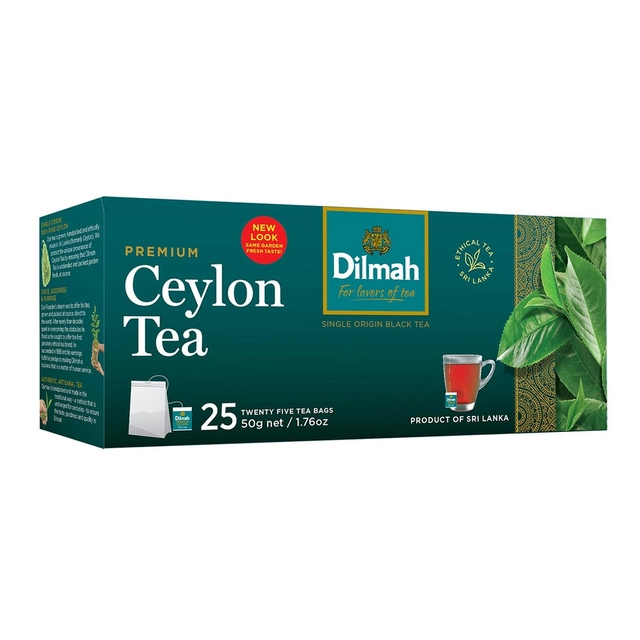 Черный цейлонский чай DILMAH PREMIUM, 25 шт.