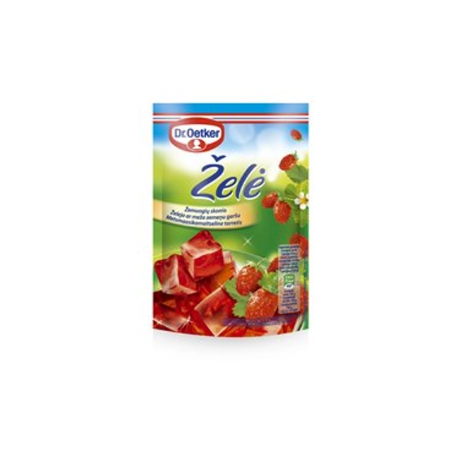 Želė žemuogių skonio DR. OETKER, 72 g