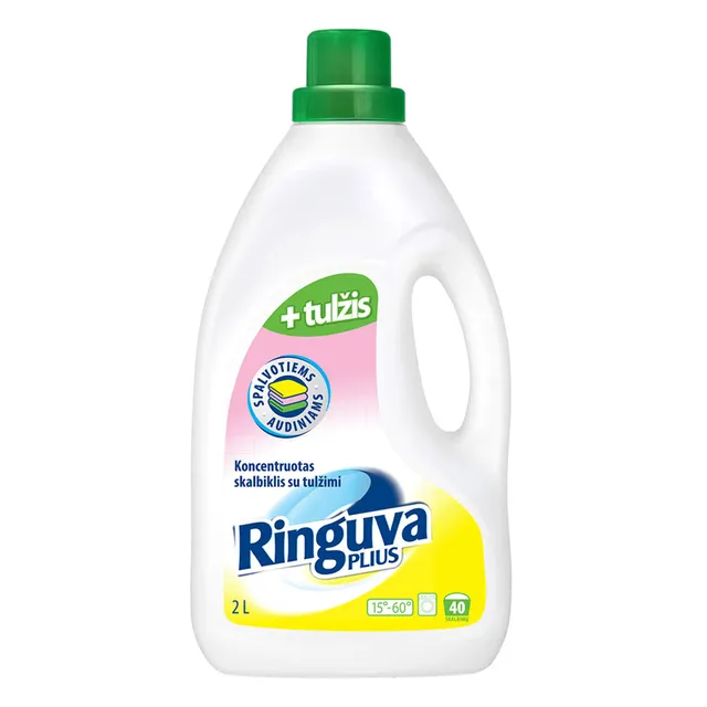 Skalbiklis su tulžimi spalvotiems audiniams RINGUVA PLIUS, 2 l