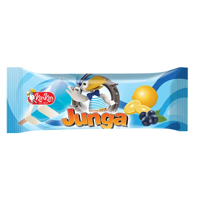 Citrinų ir mėlynių skonio ledai KAR KAR, 75 ml