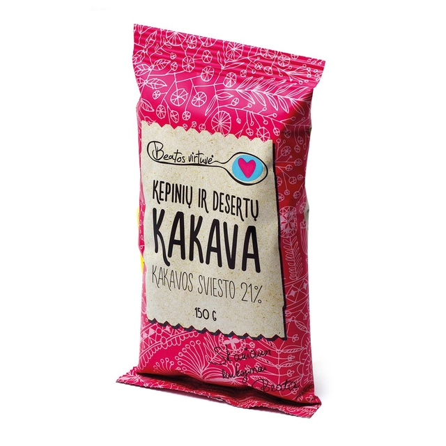 Какао для выпечки и десертов BEATOS VIRTUVĖ, 150 г