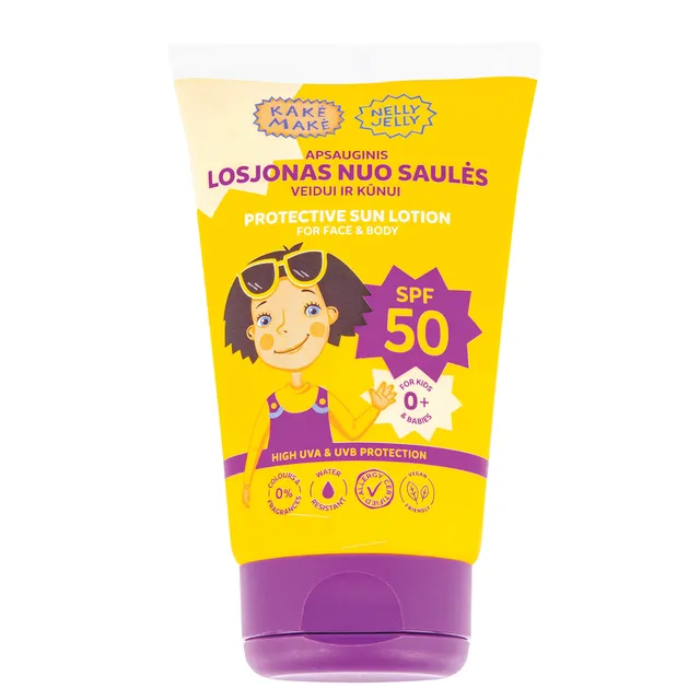 Sunscreen lotion for children and babies SPF50 MARGARITA KAKĖ MAKĖ ALLERGY CERTIFIED 100 ml