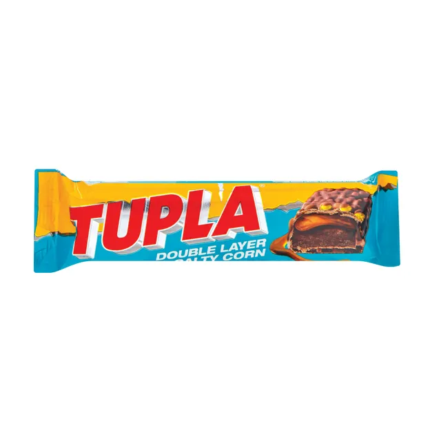 Šokoladinis batonėlis TUPLA SALTY CORN, 48 g