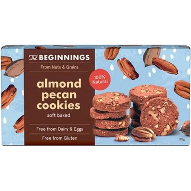 Almond cookies with pecan nuts THE BEGINNINGS, 80 g