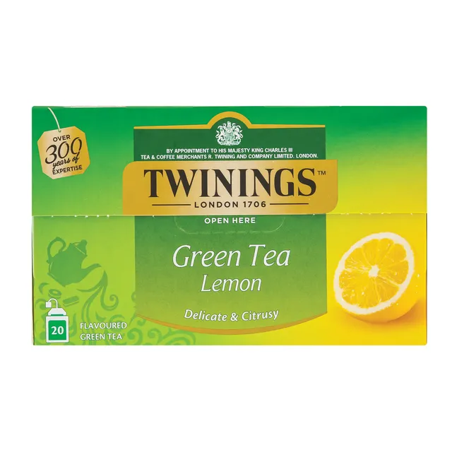 Žalioji arbata su citrina TWININGS, 20 x 1,6 g