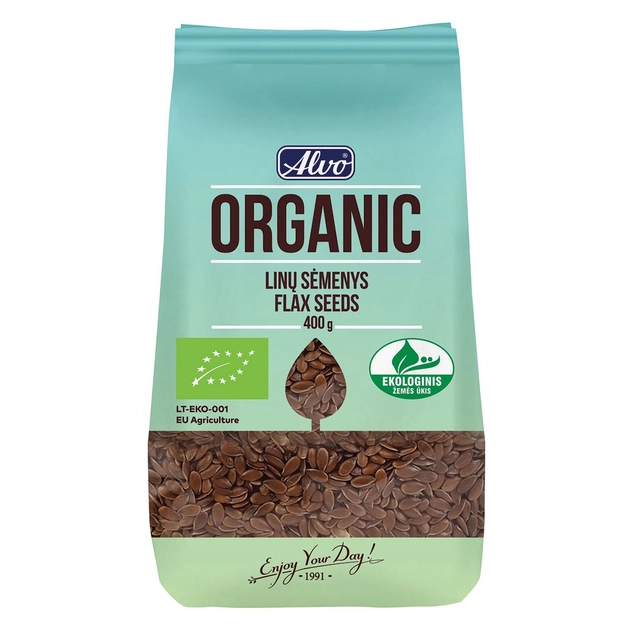 Organic flax seeds ALVO, 400 g
