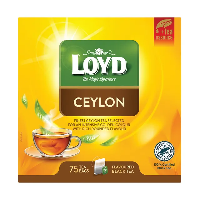 Juodosios arbatos gėrimas LOYD CEYLON, 5 x 2 g