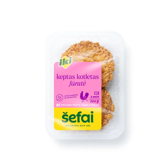 Keptas kotletas Jūratė IKI ŠEFAI, 200 g