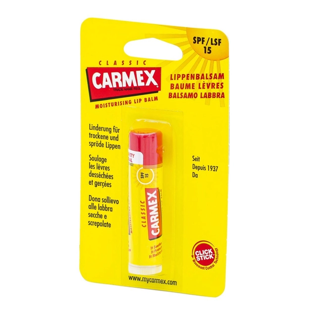 Lūpų balzamas CARMEX CLICK STICK, 4,25 g