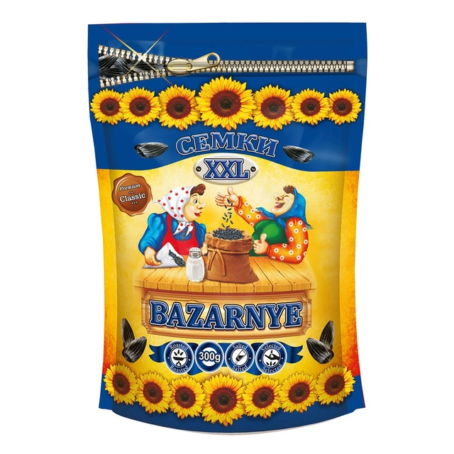 Juodos sūdytos saulėgrąžos BAZARO XXL, 300 g