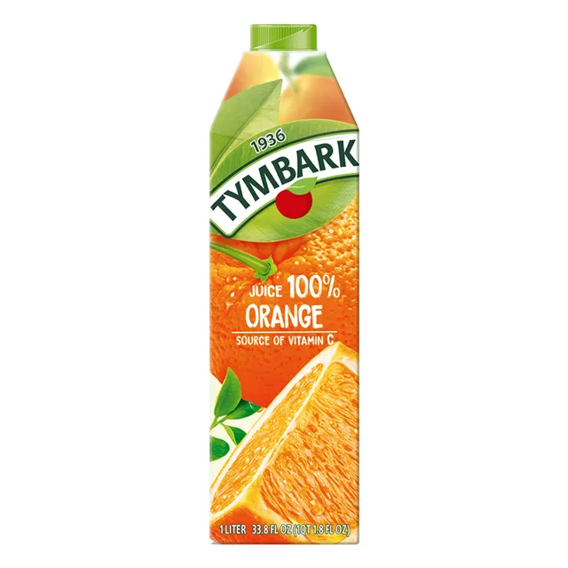 Apelsinų sultys TYMBARK (100%), 1 l
