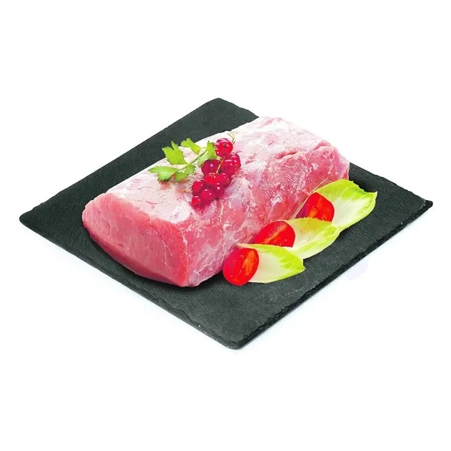 Pork loin boneless and with fat