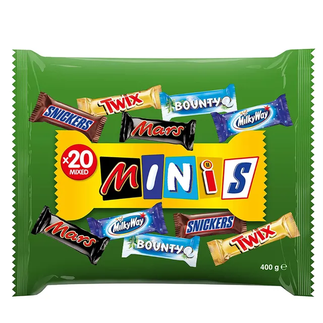 Šokoladukų rinkinys MIXED MINIS, 400 g