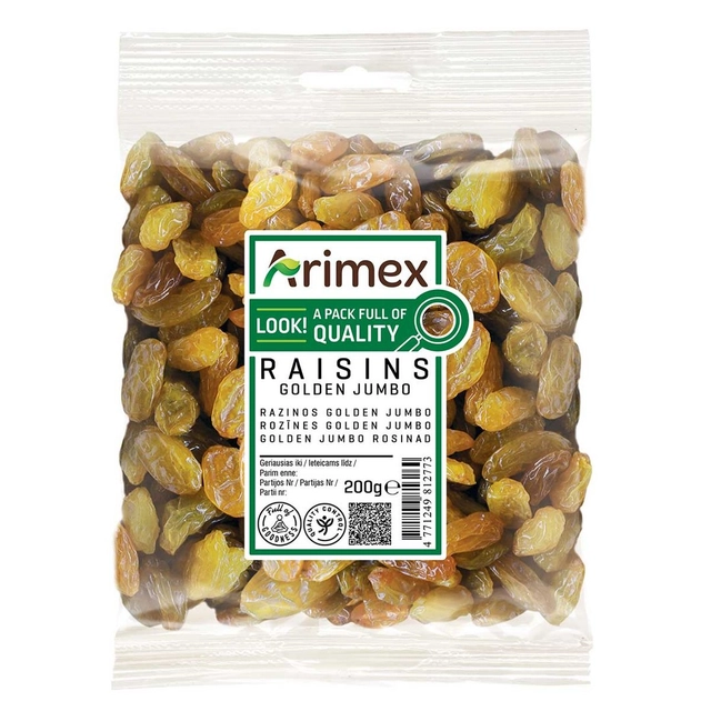Razinos GOLDEN JUMBO ARIMEX, 200 g