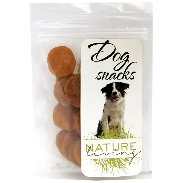 Skanėstas šunims vištienos gabaliukai NATURE LIVING, 75g