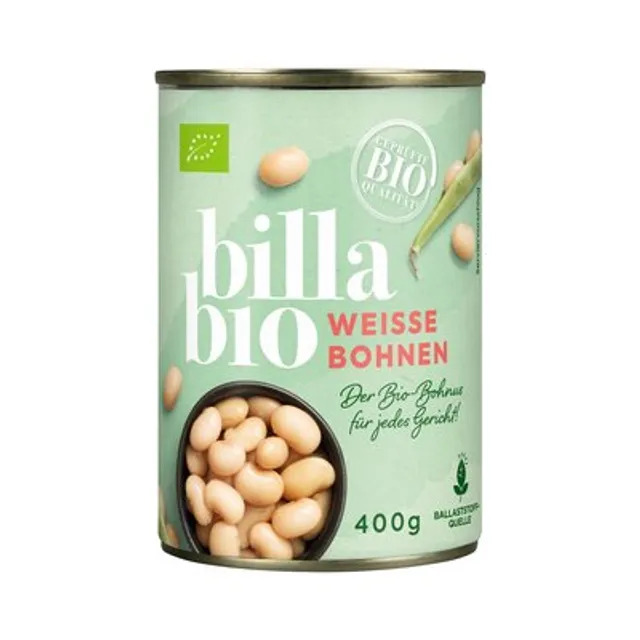 Baltos pupelės BILLA BIO, 400 g