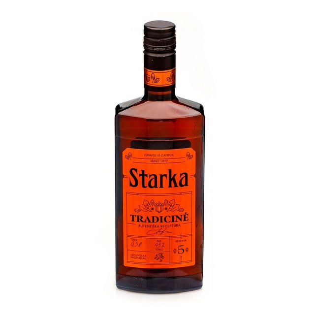 Trauktinė VILNIAUS STARKA 43%, 500 ml