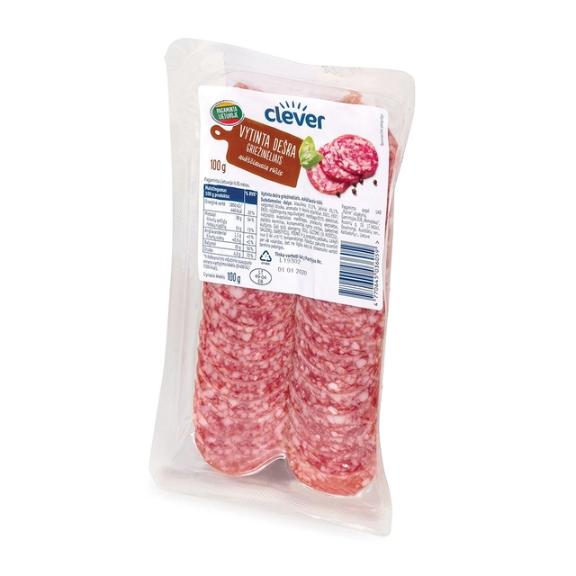 Vytinta CLEVER dešra griežinėliais, 100 g