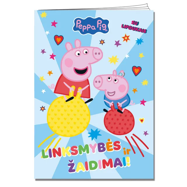 Knyga PEPPA PIG. LINKSMYBĖS IR ŽAIDIMAI