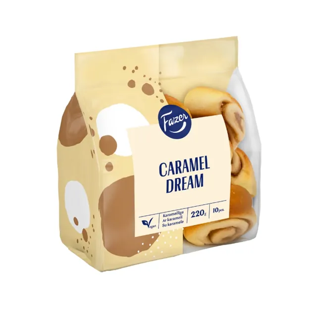 Bandelės mini su karamele FAZER, 220 g