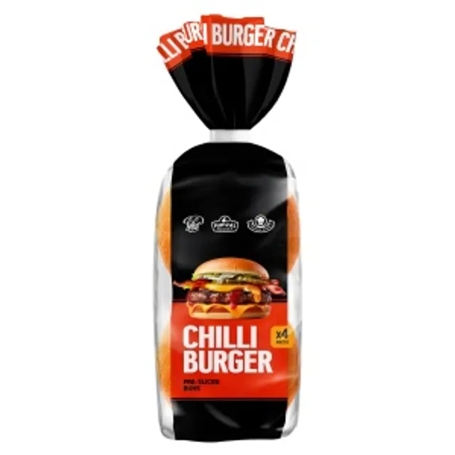 Chili Burger Buns, 320 g