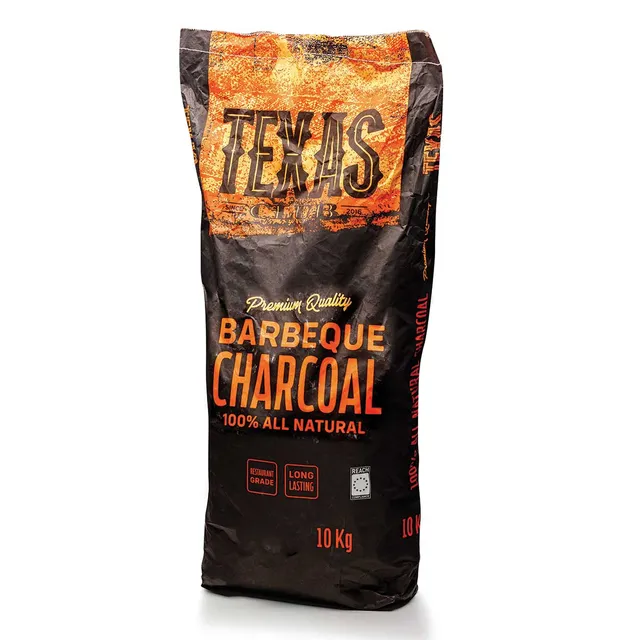 Medžio anglis TEXAS CLUB, 10 kg