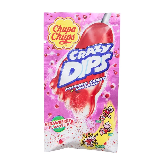 Леденец CHUPA CHUPS CRAZY DIPS, 10 г