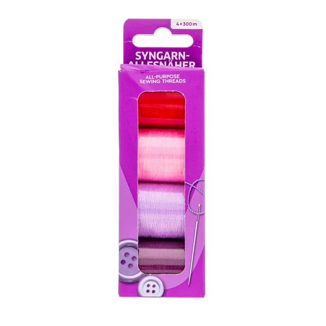 Siuvimo siūlų ritinėlių rinkinys VIVESS, 4 vnt, nr1