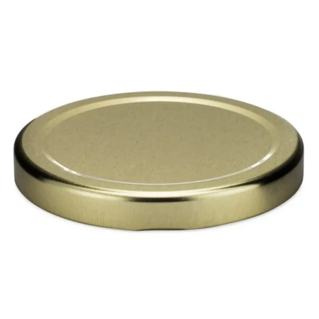 Metaliniai užsukami dangteliai stiklainiams (auksiniai) POLINKA, 82mm, 10 vnt.