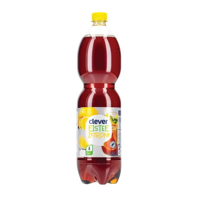 Šalta arbata citrinų skonio CLEVER, 1,5 l