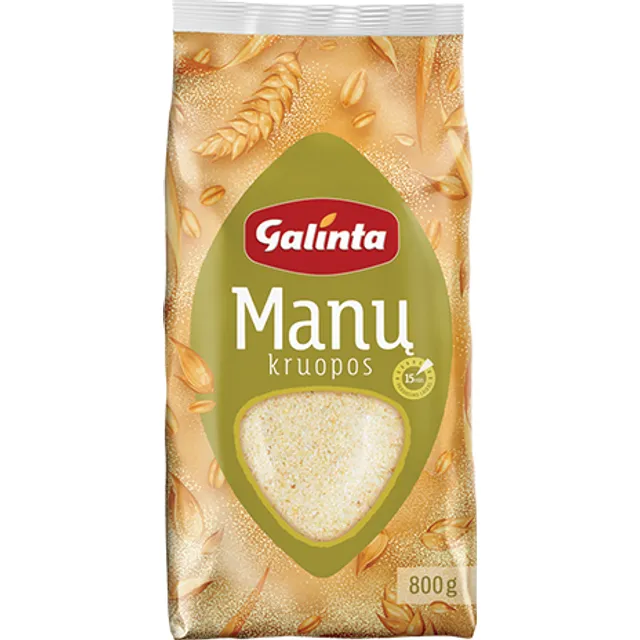 Manų kruopos GALINTA, 800 g