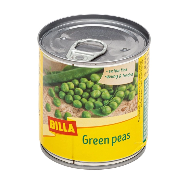 Konservuoti žirneliai BILLA EXTRA FINE, 200 g