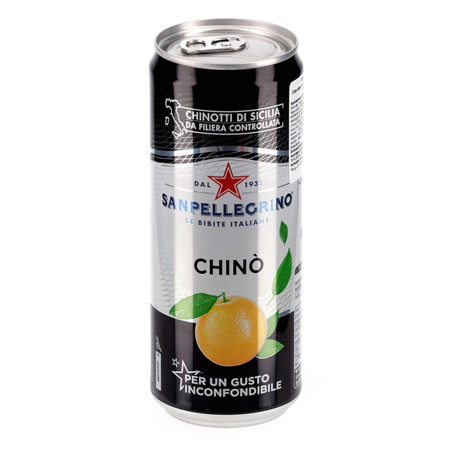 Gazuotas aromatizuotas gaivusis gėrimas SANPELLEGRINO CHINOTTO, 330 ml