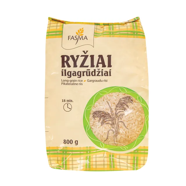 Ilgagrūdžiai ryžiai FASMA, 800 g
