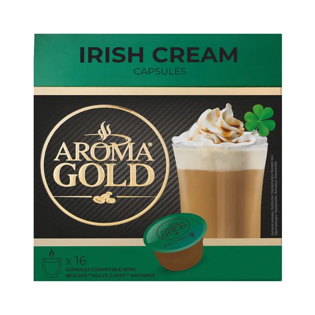 Kavos kapsulės AROMA GOLD IRISH CREAM, 16 vnt.
