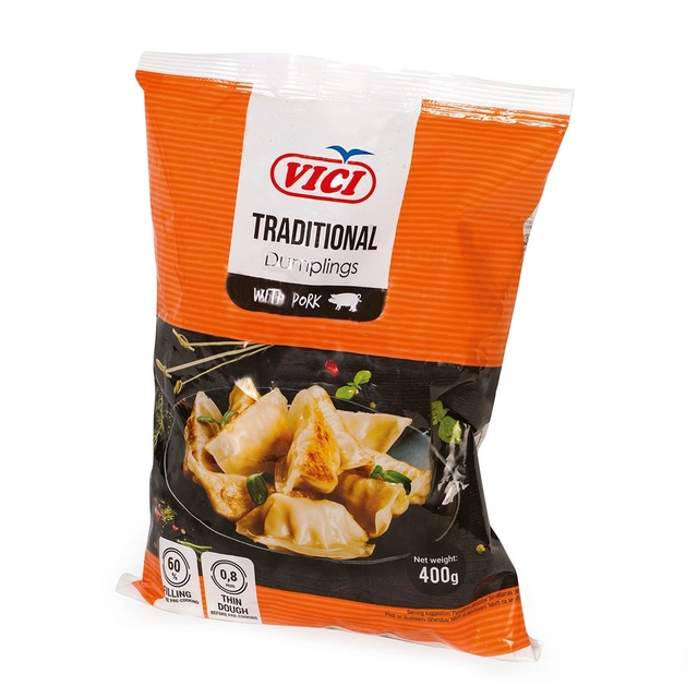 Dumplings with pork VIČI TRADITIONAL STYLE, 400 g