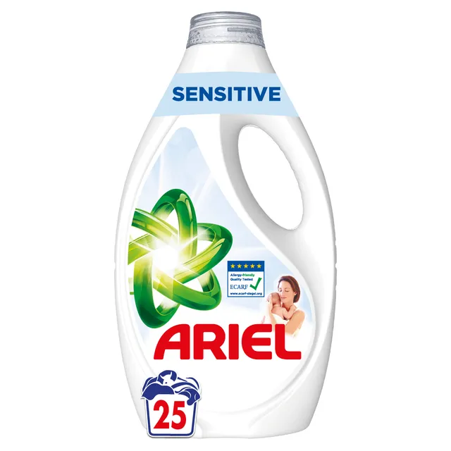 Liquid detergent ARIEL SENSITIVE, 25 washes, 1.125 l