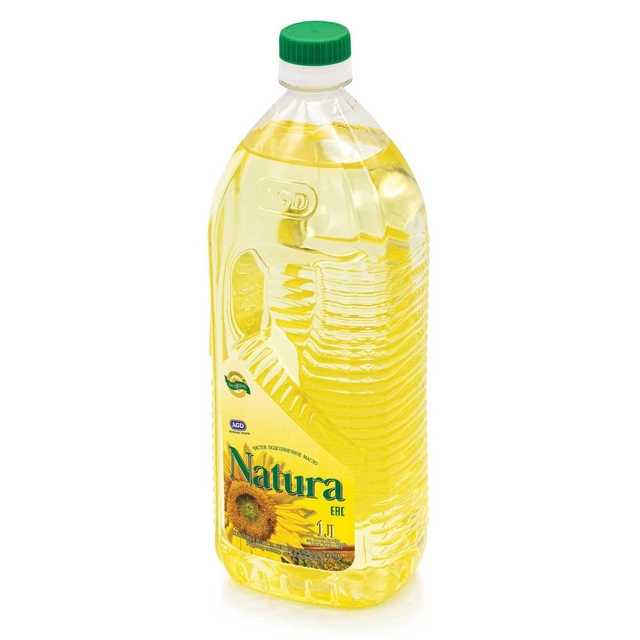 Saulėgrąžų aliejus NATURA, 1 l