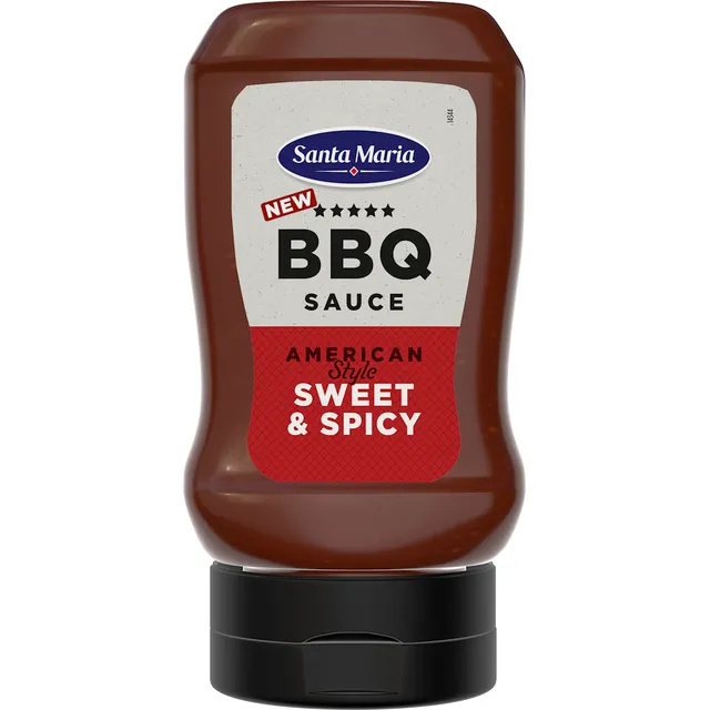 Padažas SANTA MARIA BBQ SWEET & SPICY, 335 g