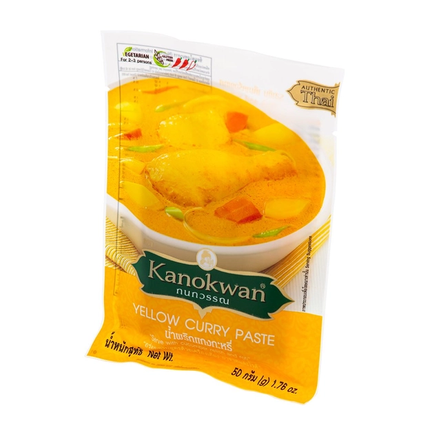 Geltonojo kario pasta KANOKWAN, 50 g