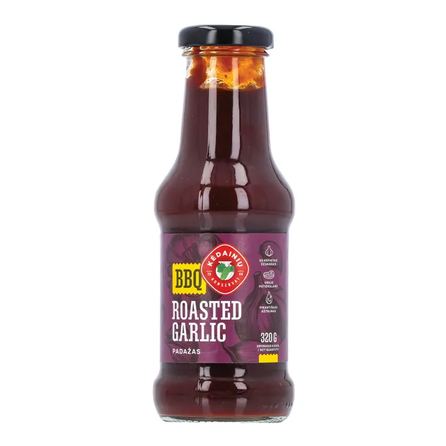 Padažas BBQ ROASTED GARLIC, 320 g 