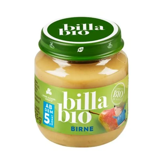 Kriaušių tyrelė kūdikiams BILLA BIO, 125 g
