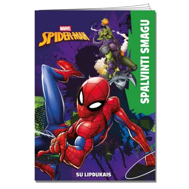 Knyga SPIDER-MAN. SPALVINTI SMAGU