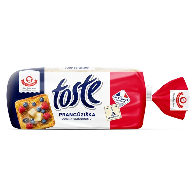 Prancūziška skrudinamoji duona TOSTE, 500 g