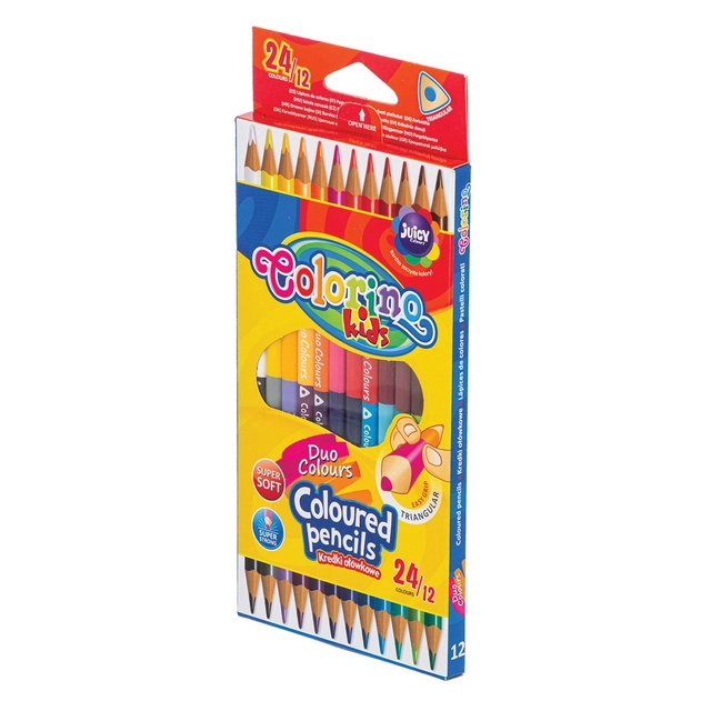 Spalvoti pieštukai COLORINO KIDS