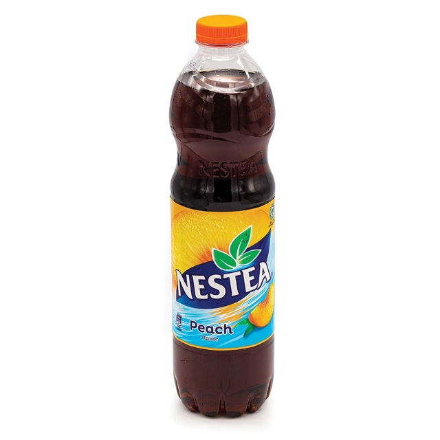 Negazuotas persikų skonio gaivusis gėrimas su juodos arbatos ekstraktu NESTEA, 1,5 l